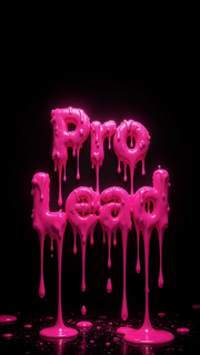 Pro Lead drip logo in neon pink