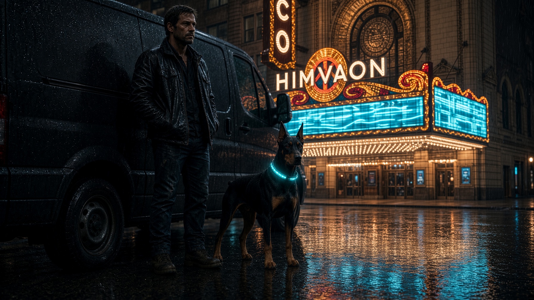 Cast at the Chicago Theatre — custom cinematic lead gen